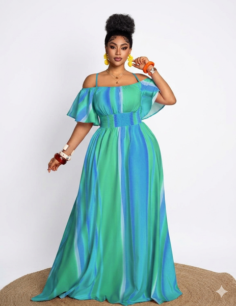 Bluest Sexy waist Dress