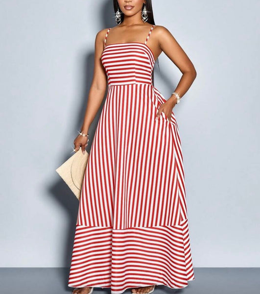 Striped Maxi Dress