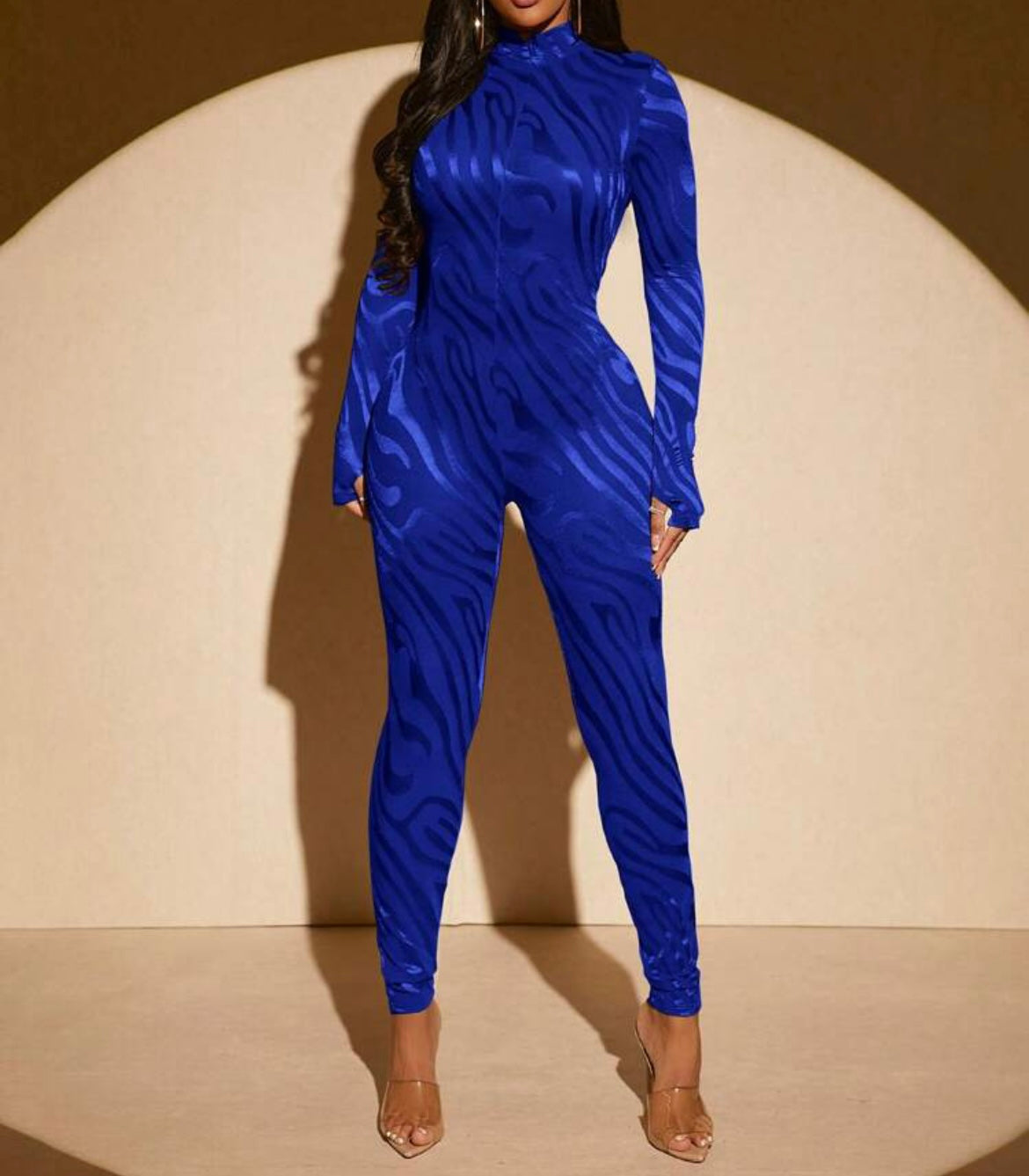 Royal Zebra Jumpsuit