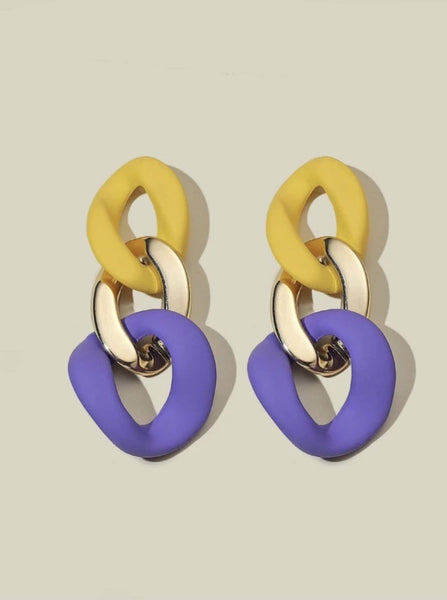 ColorPop Chain Link Earrings