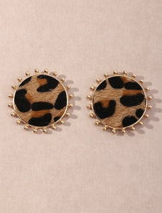 Leopard Earrings