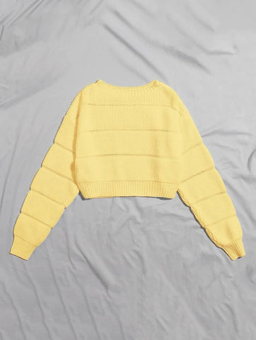 Knitted Crop Sweater