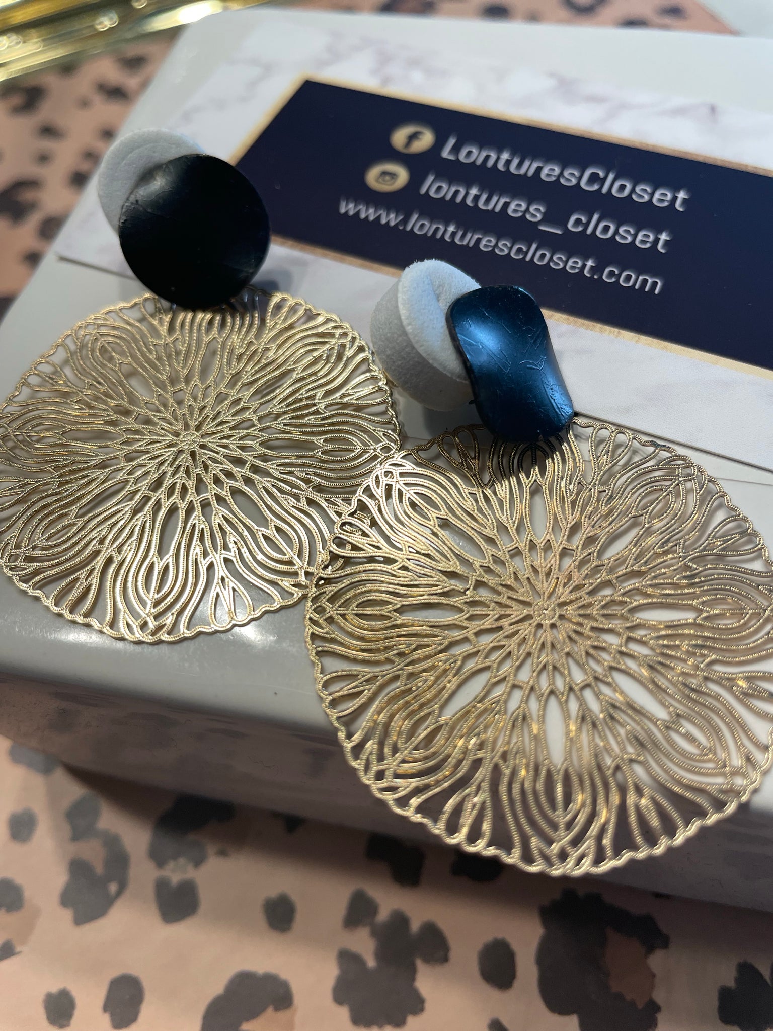 Lon’tures Z-Print Earrings