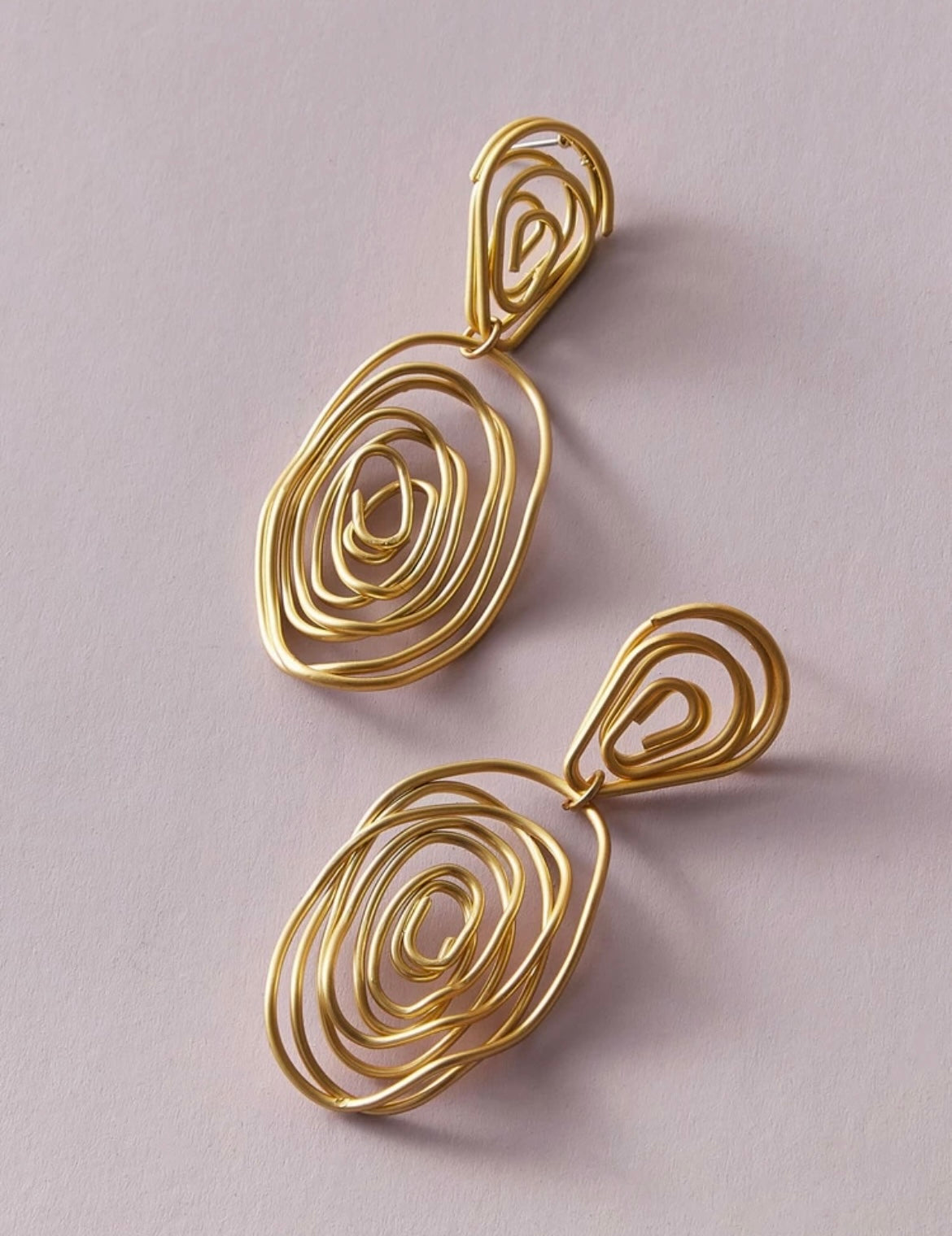 Twisted Drop Earrings