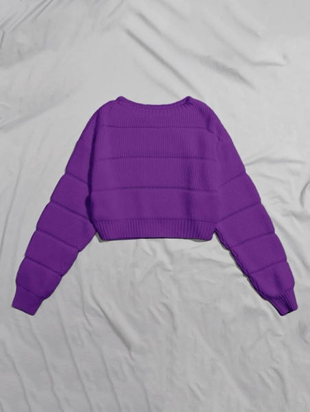 Knitted Crop Sweater