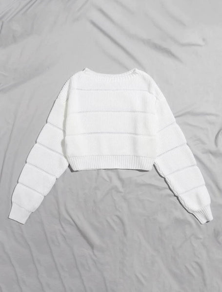 Knitted Crop Sweater